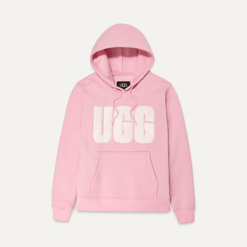 2024公式店舗 レイ 公式【 UGG® ファジー Logo Fuzzy フーディ|Rey ロゴ トップス